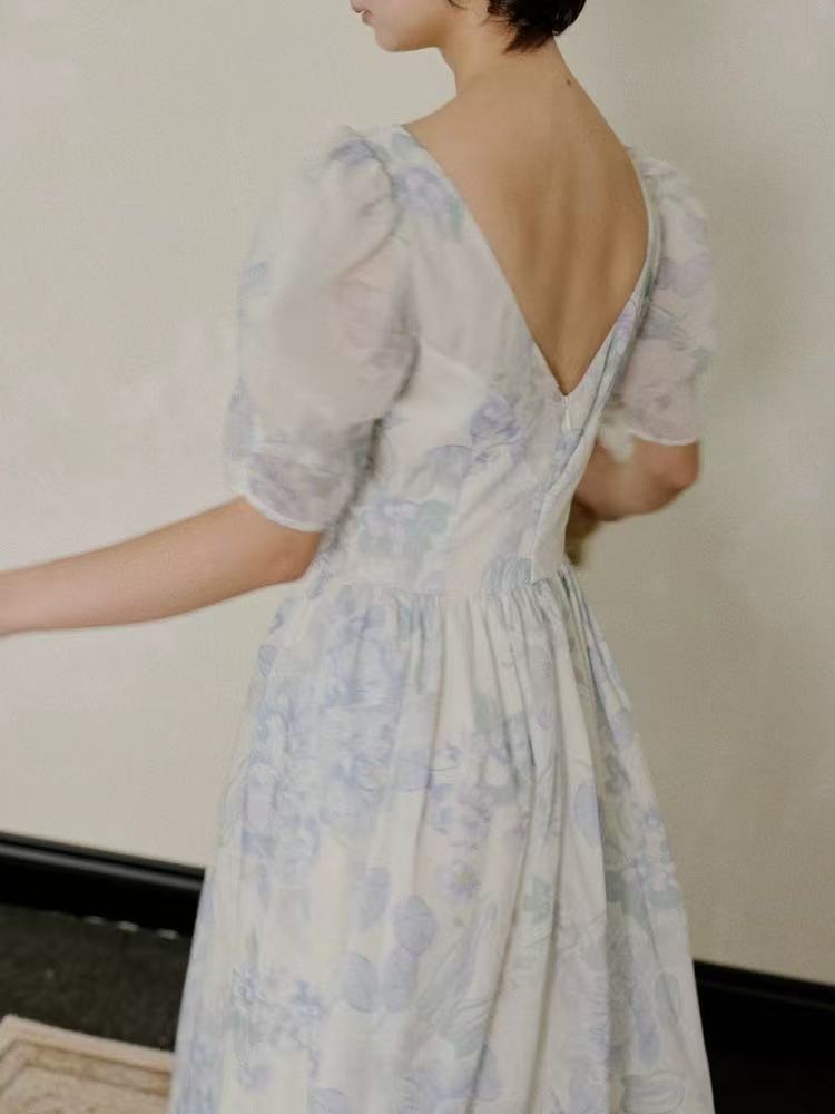 Blue- Floral Laura
