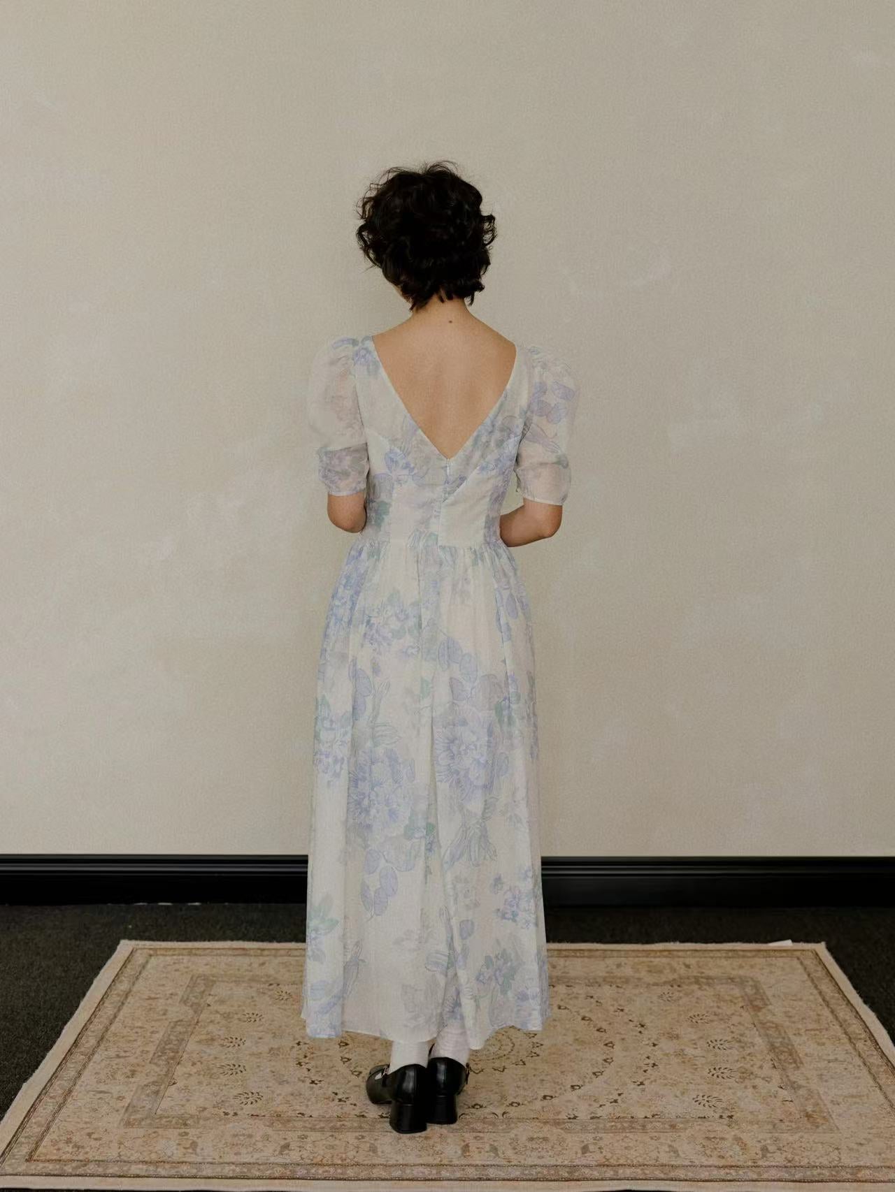 Blue- Floral Laura