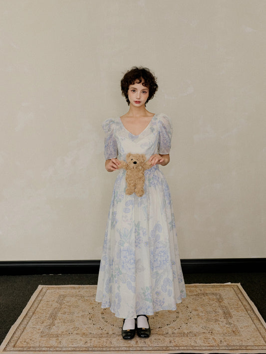 Blue- Floral Laura