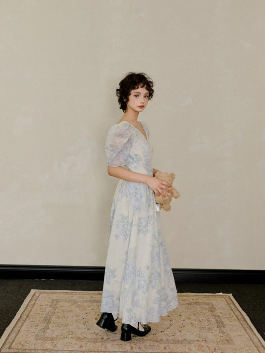 Blue- Floral Laura