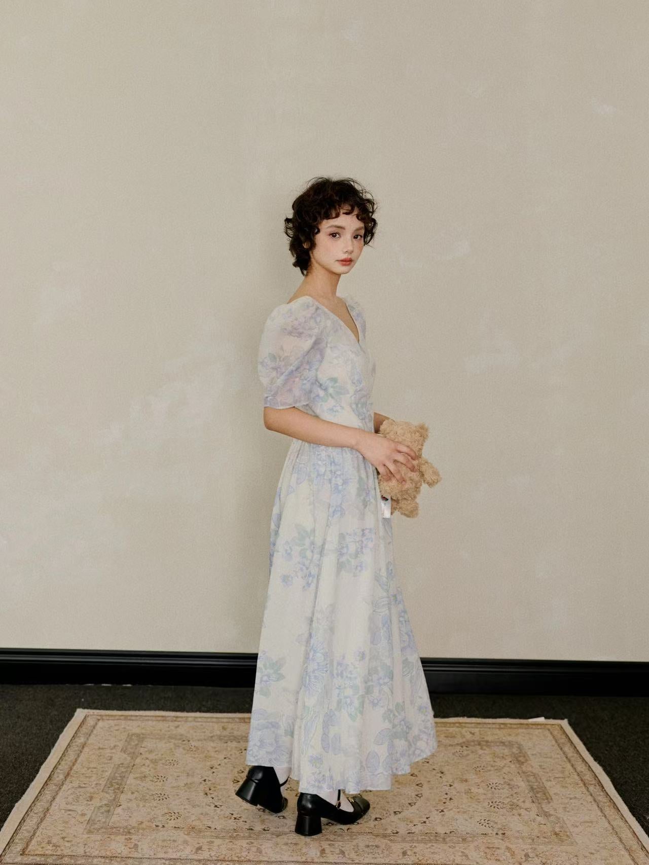 Blue- Floral Laura